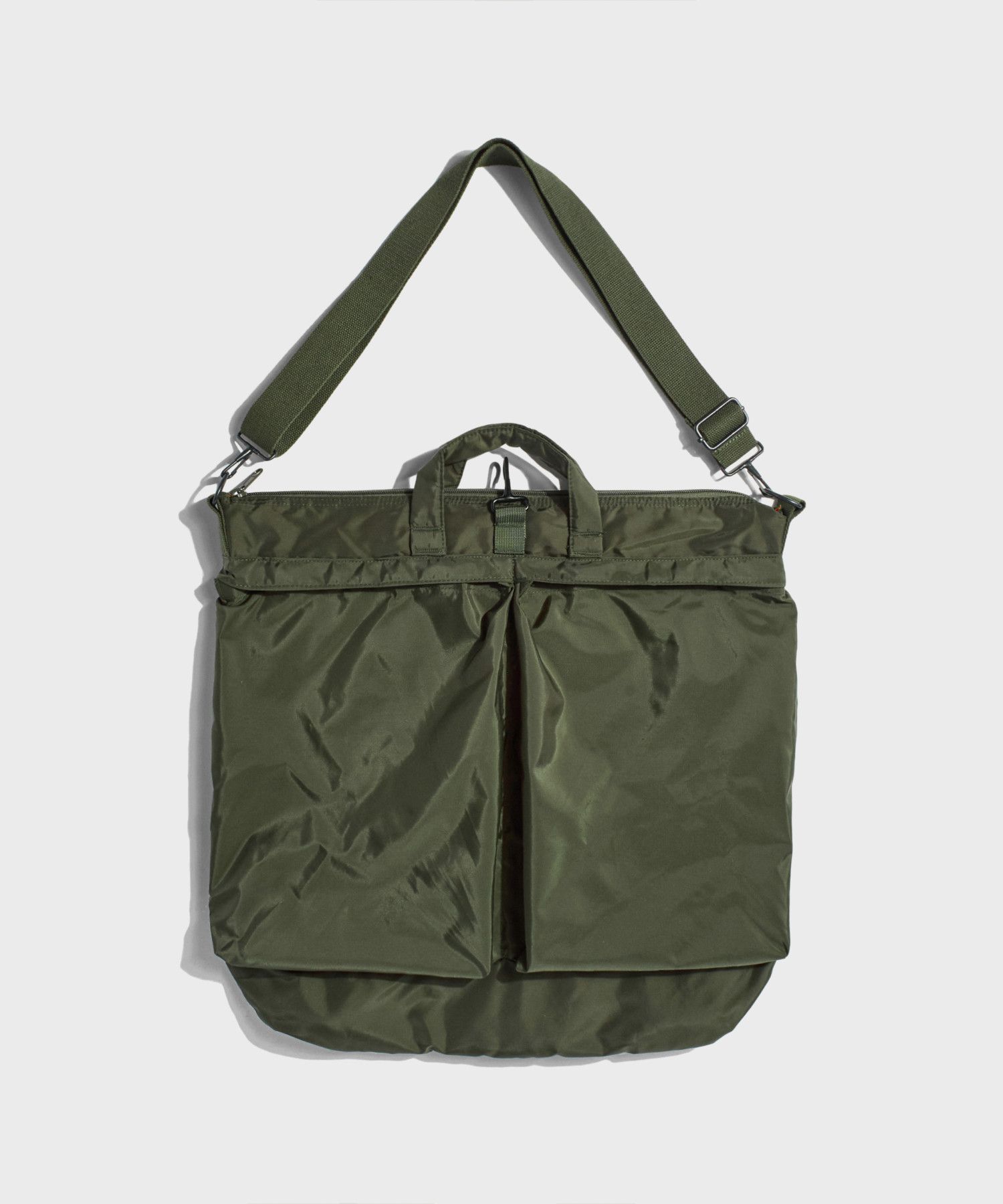 MUSINSA | BRONSON 1980s USAF Pilot Nylon Helmet Bag Olive