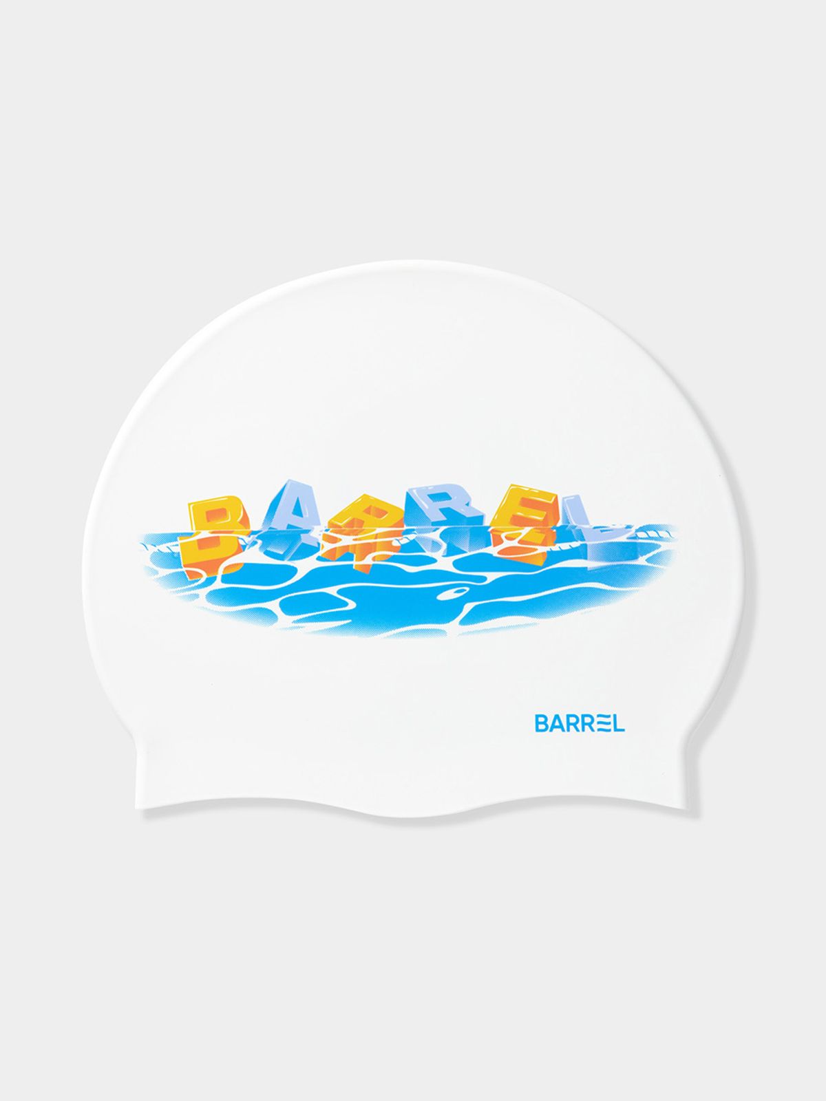 배럴(BARREL) 레인 실리콘 스윔 캡 화이트 (B5SUASC015WHT)