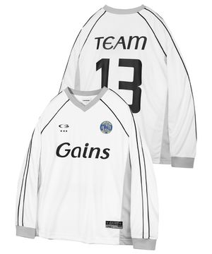 스포츠 롱슬리브 져지_화이트