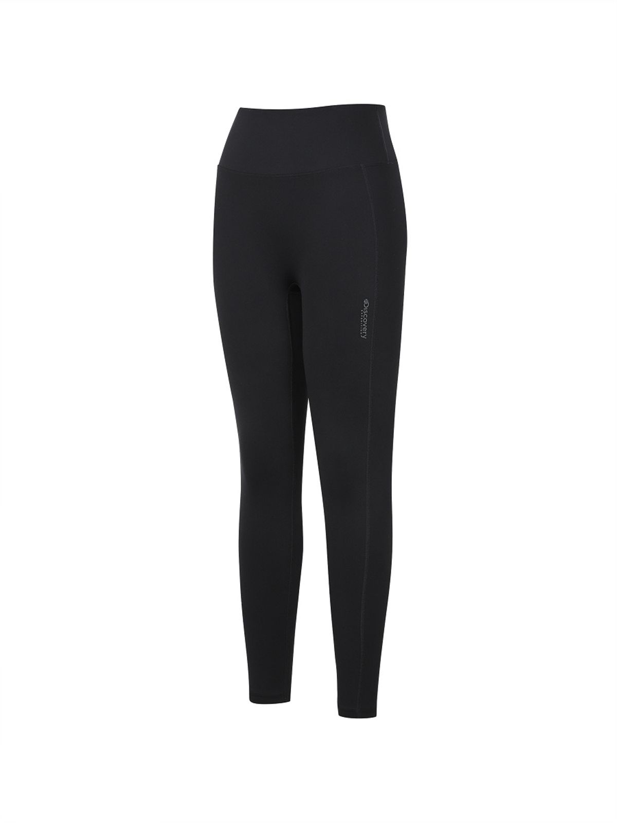 디스커버리 익스페디션(DISCOVERY EXPEDITION) 여성 에센셜 스몰로고 레깅스 (BLACK)