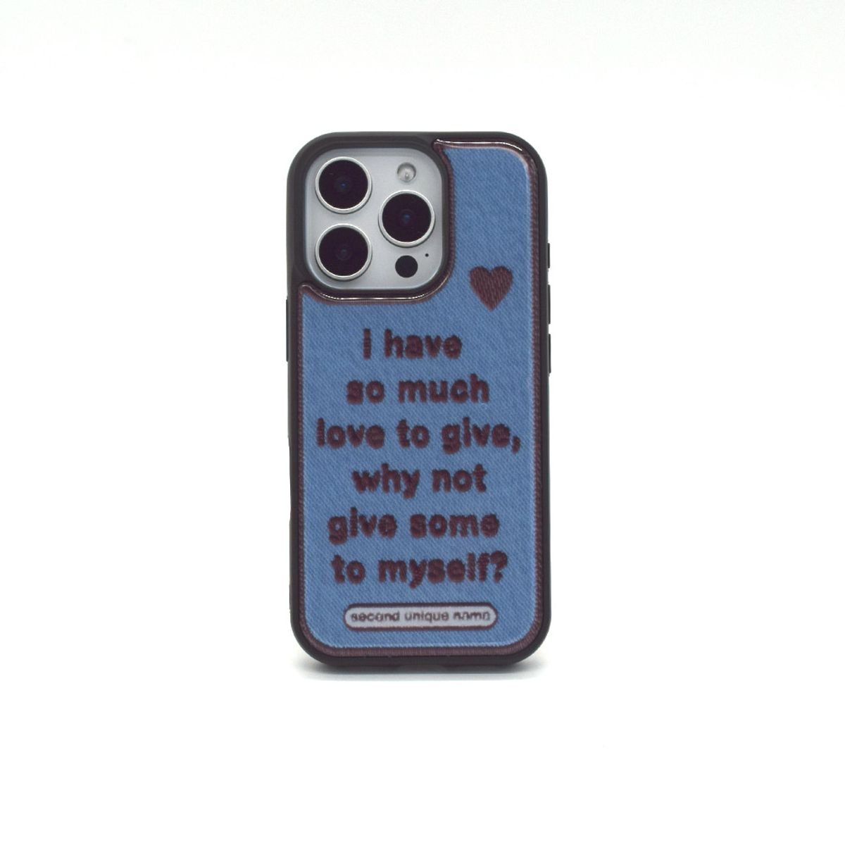 세컨드유니크네임(SECOND UNIQUE NAME) SUN CASE GRAPHIC WORD BLUE (EPOXY&GLOSSY)