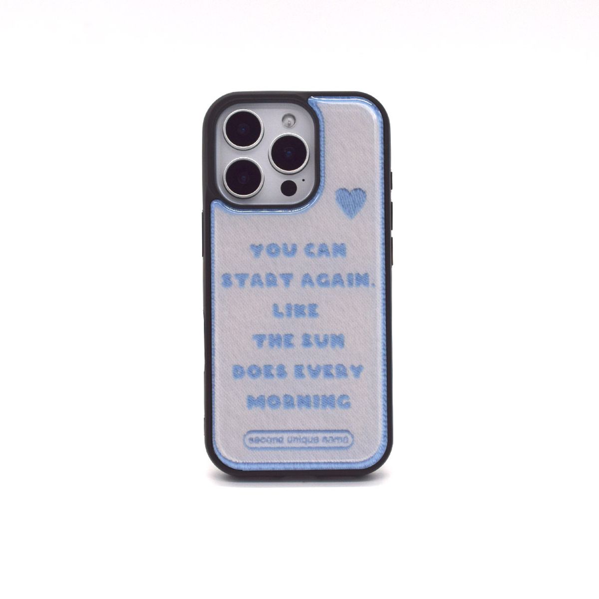 세컨드유니크네임(SECOND UNIQUE NAME) SUN CASE GRAPHIC WORD WHITE (EPOXY&GLOSSY)