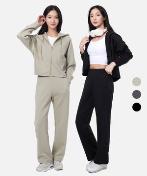 액티브디바 여성 후드 집업 트레이닝 운동복 세트 3 Colors