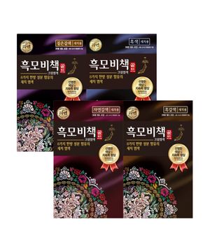 리엔 흑모비책 골드 염색약 90G  x 3개 (4종 택1)
