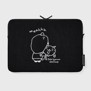 [어프어프X다자이유상무]우리 아가 치치 블랙(노트북파우치)