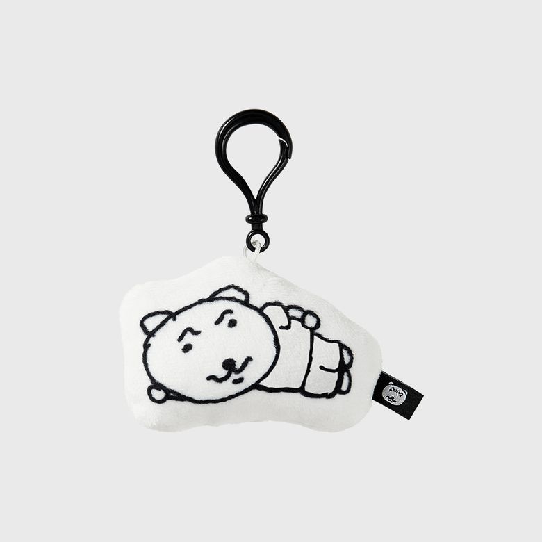 [어프어프X다자이유상무]좀 더 쉬고 싶어요 코비 화이트(쿠션키링)