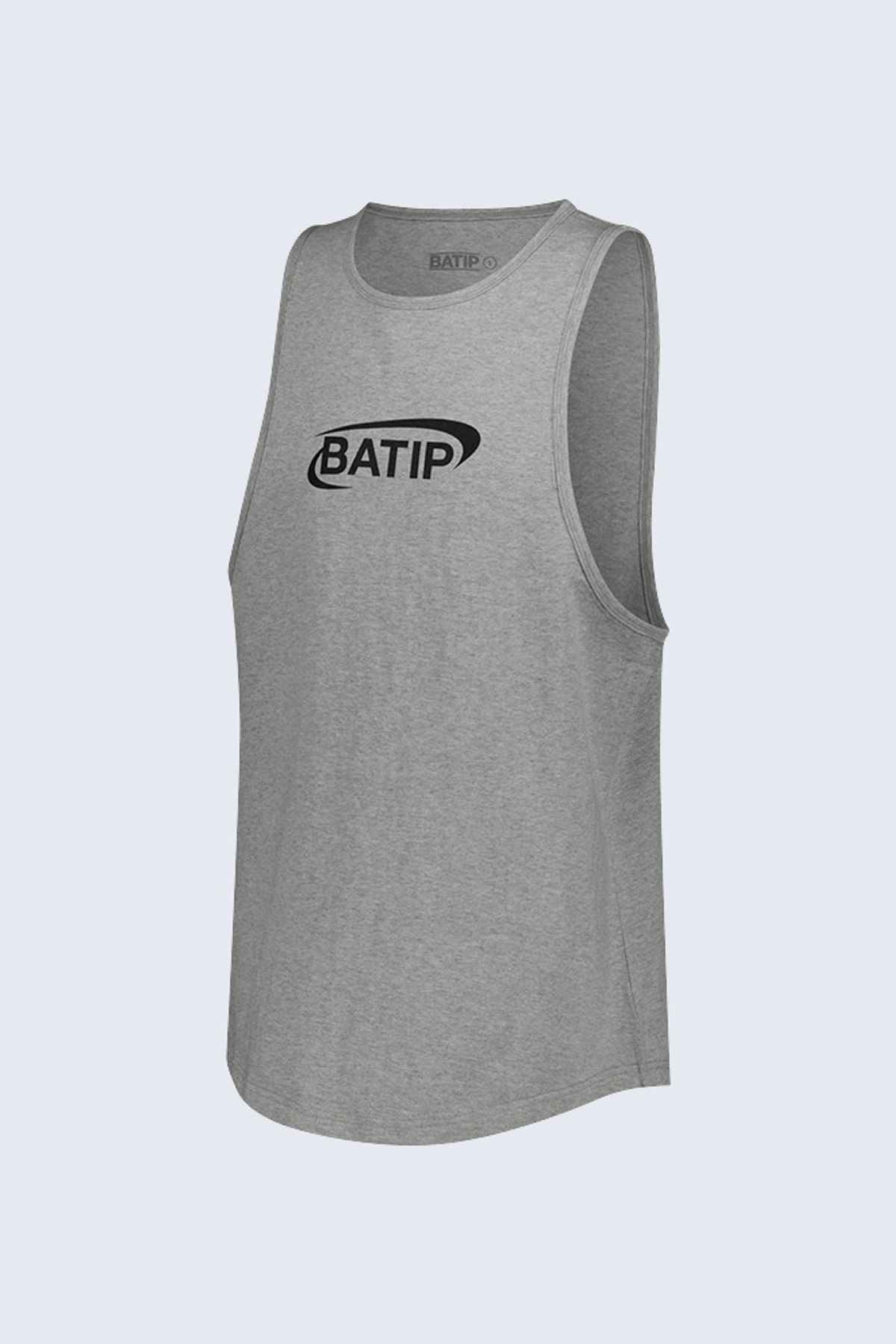 바팁(BATIP) 스포티 로고 딥 나시 그레이
