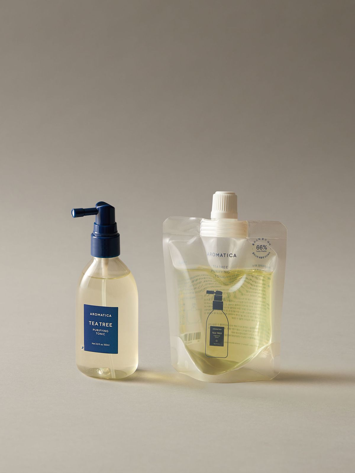 아로마티카(AROMATICA) [쿨링진정 헤어토닉]티트리 퓨리파잉 토닉 100ML & 리필 100ML
