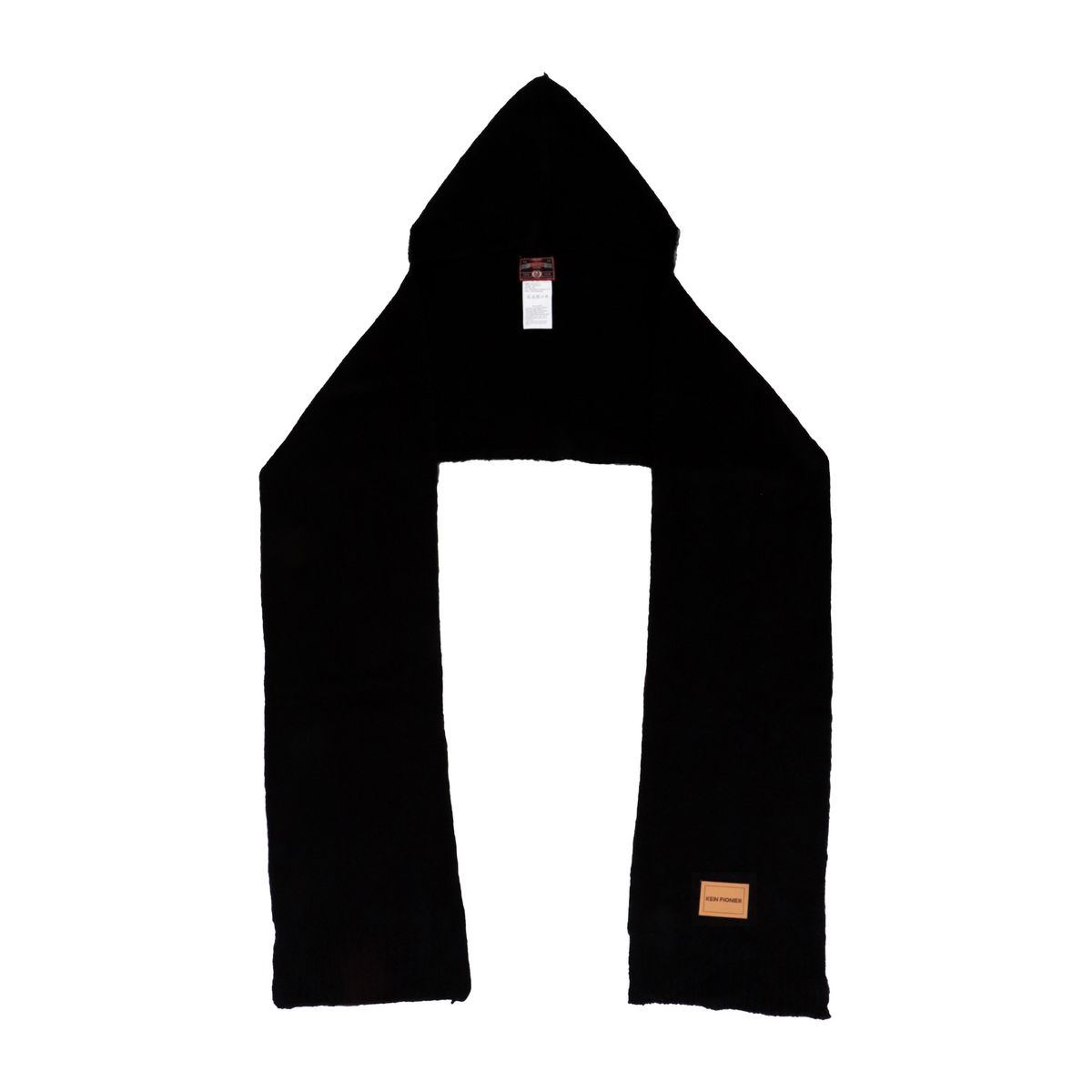 케인 피오니어(KEIN PIONIER) 후드 스카프 블랙
