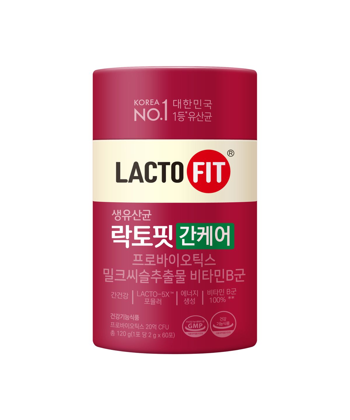 락토핏(LACTOFIT) 락토핏 간케어(60포) 1통 (1개월분)