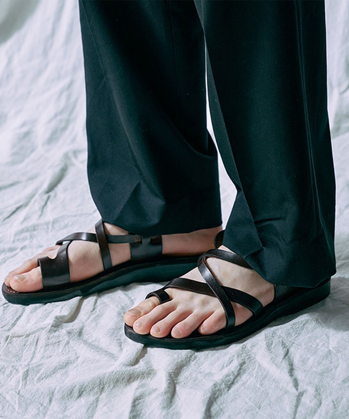 예루살렘 샌들(JERUSALEM SANDALS) NO.6 THE GOOD SHEPHERD (BUCKLED)_BROWN (남여공용)