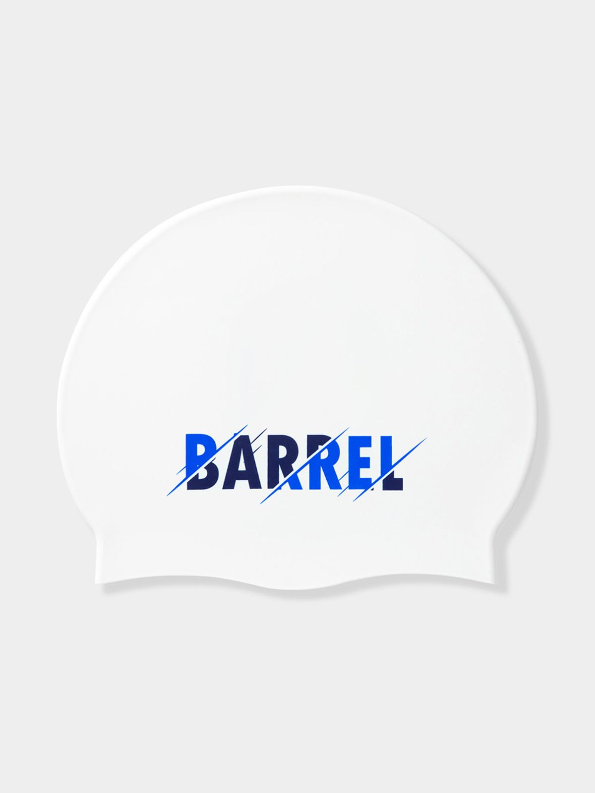 배럴(BARREL) 스플릿 실리콘 스윔 캡 화이트 (B5SUASC007WHT)