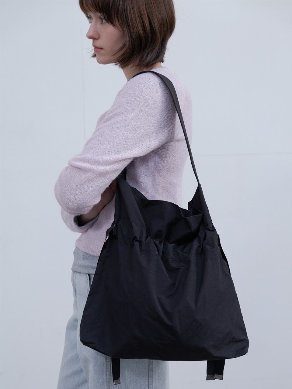 ★送料・関税込★ACOC★Drawstring Bag★ zippered-cotton--drawstring-