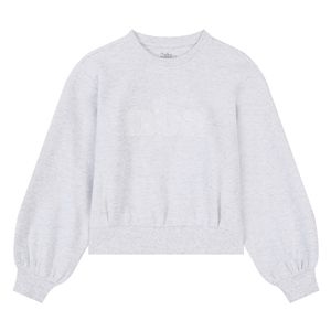 여아 레이스 포인트 맨투맨(K251TS610P) 라이트 그레이