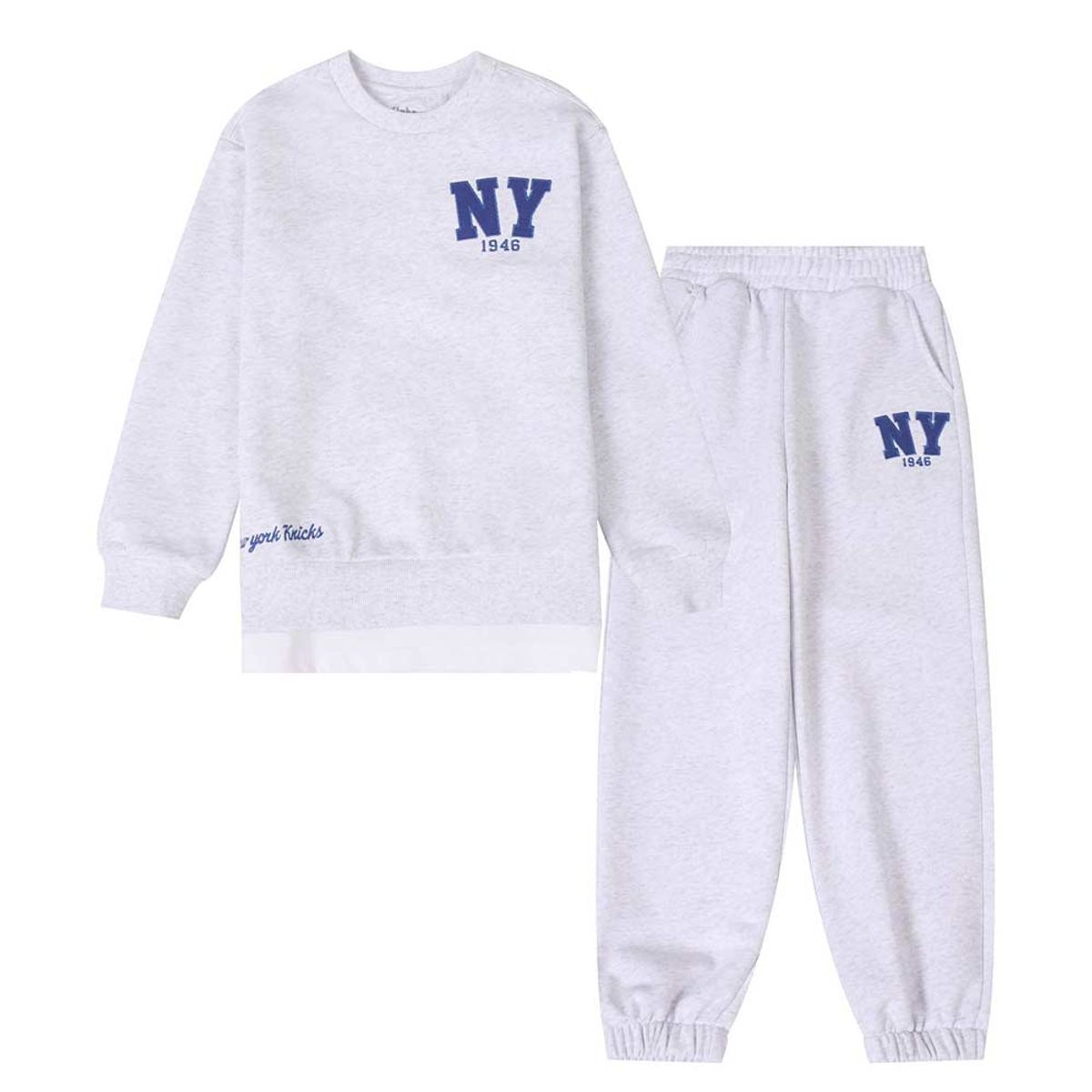 엔비에이 키즈(NBA KIDS) 스마트  레이어  상하복(K251ST030P) 라이트 그레이