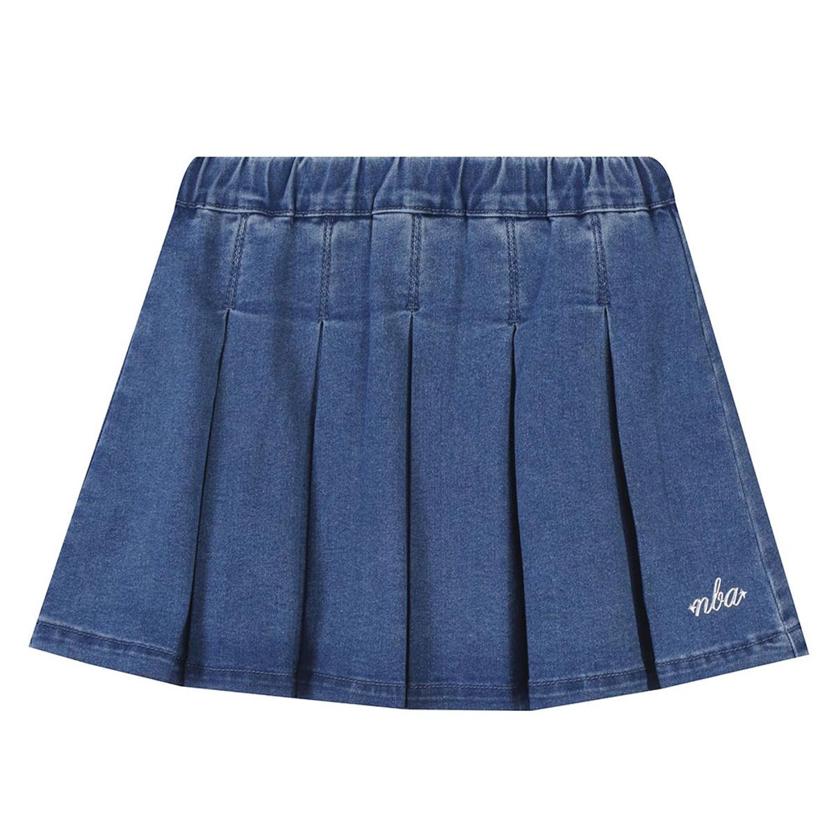 엔비에이 키즈(NBA KIDS) 데님 플리츠 스커트(K251SK660P) 인디고