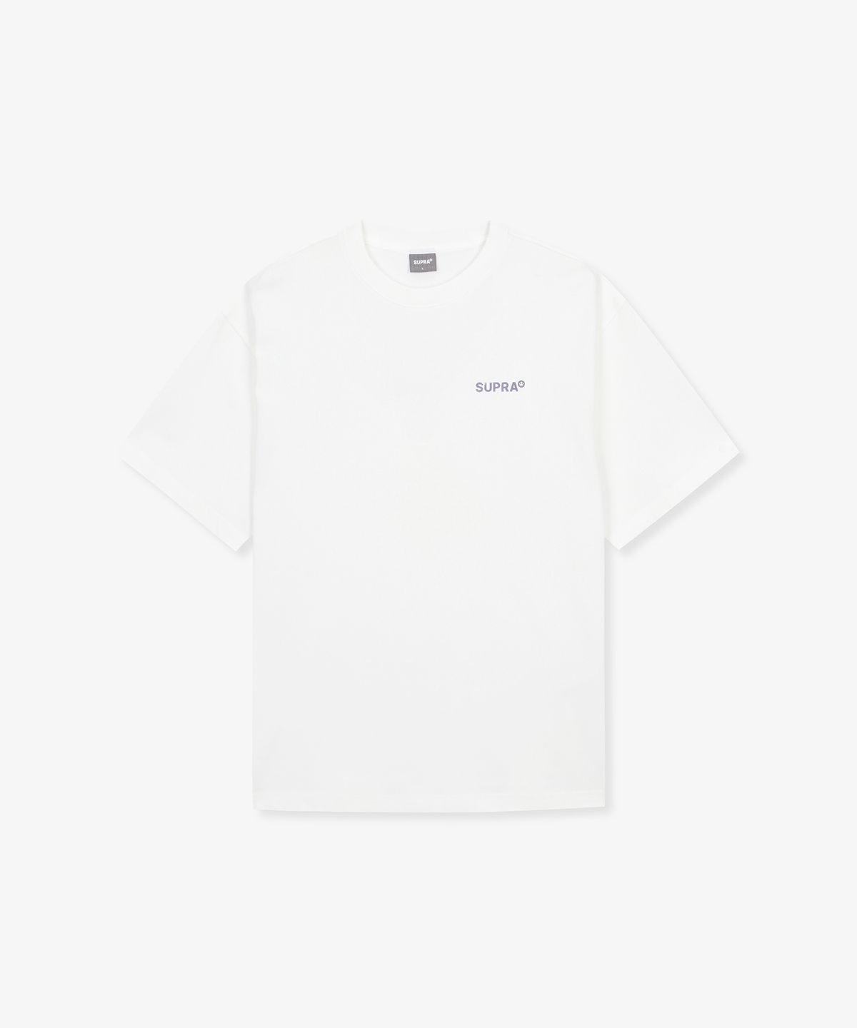 수프라(SUPRA) 백 레터링 반팔 티셔츠(WHITE)