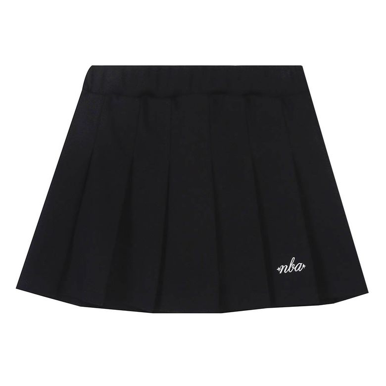 피케 플리츠 스커트(K251TK610P) 블랙