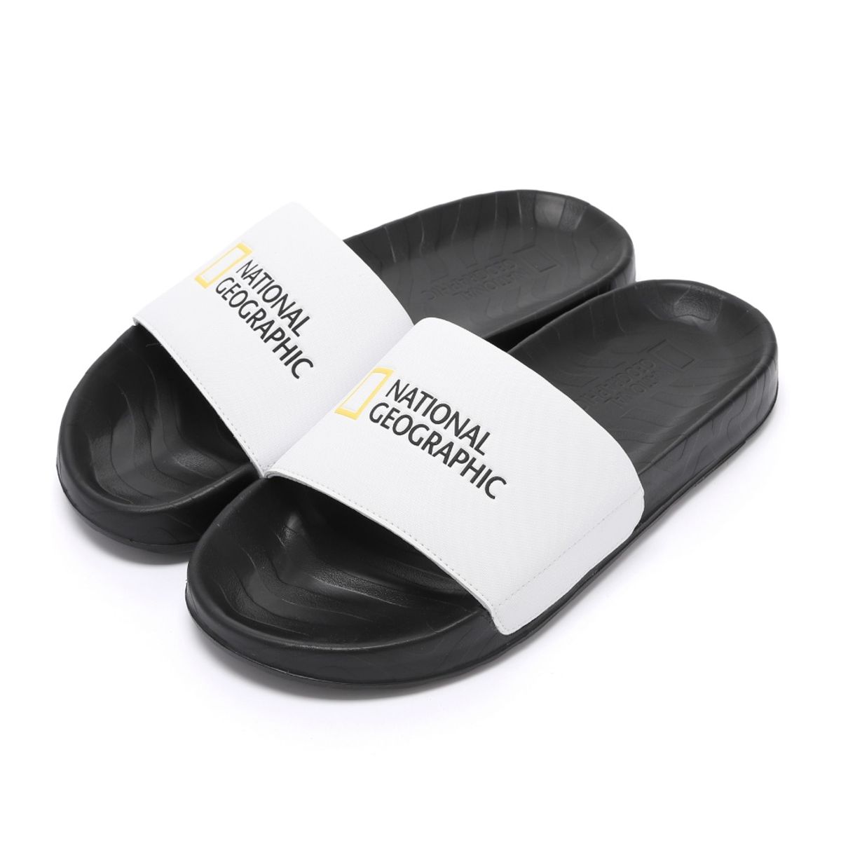내셔널지오그래픽(NATIONALGEOGRAPHIC) N252USD321 리플 V2 슬라이드 WHITE
