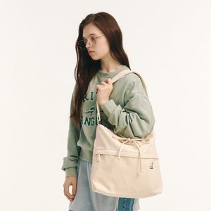 럭키 캔버스 크로스백 3341 아이보리