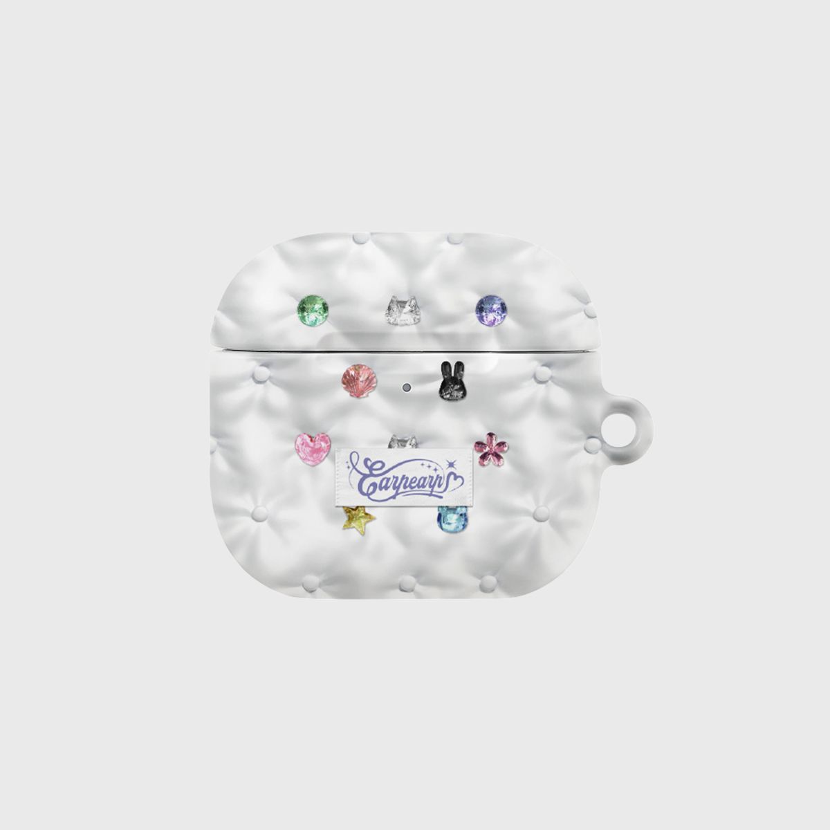 어프어프(EARPEARP) 젬 오브젝트-WHITE(에어팟4-하드)