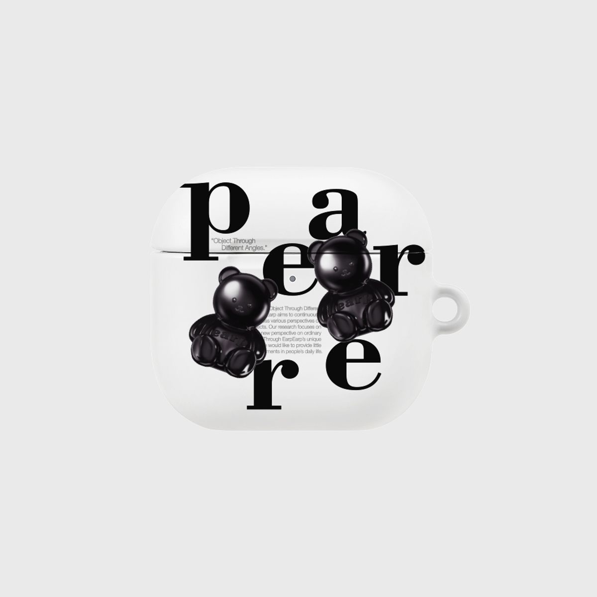 어프어프(EARPEARP) BLACK COVY OBJECT-WHITE(에어팟4-하드)