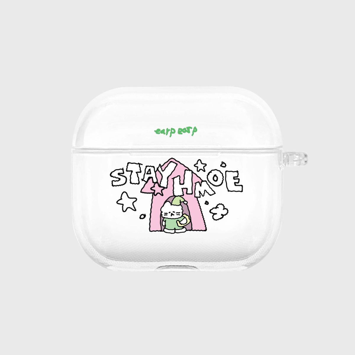 어프어프(EARPEARP) 스테이 홈 치치(에어팟3-클리어하드)