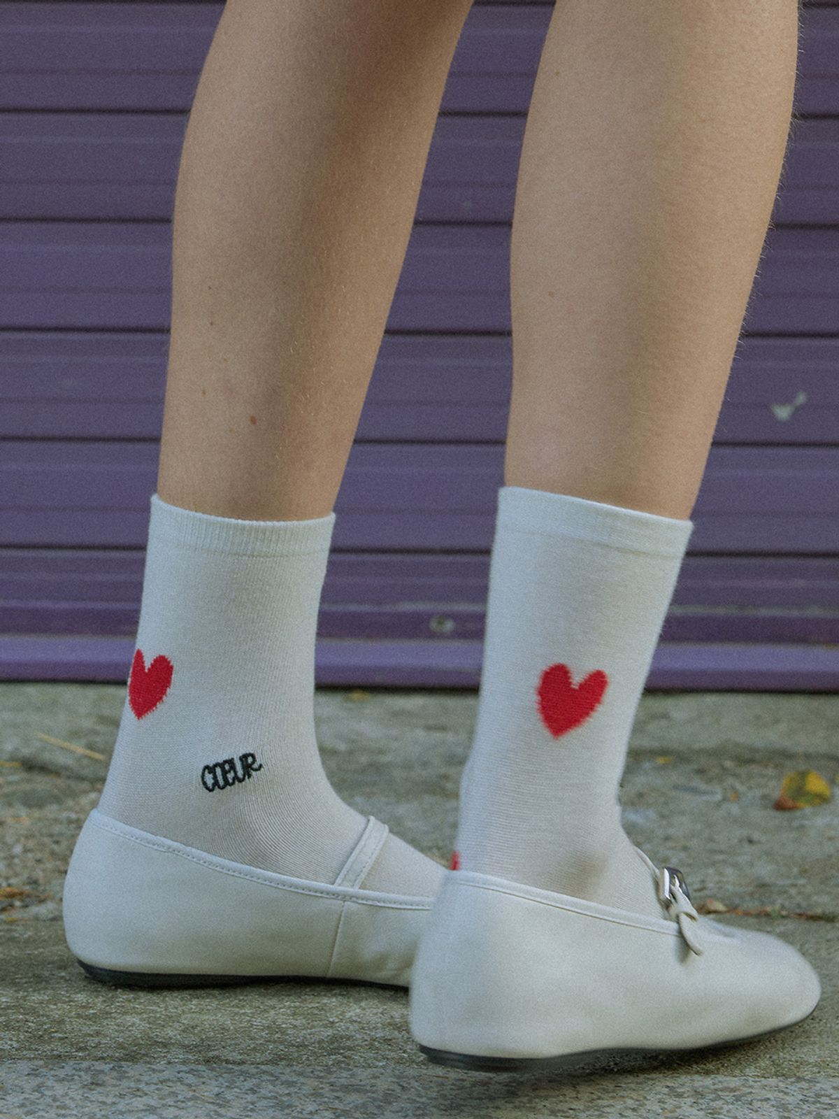 호텔파리칠(HOTEL PARIS CHILL) Coeur Wool Socks (2color)
