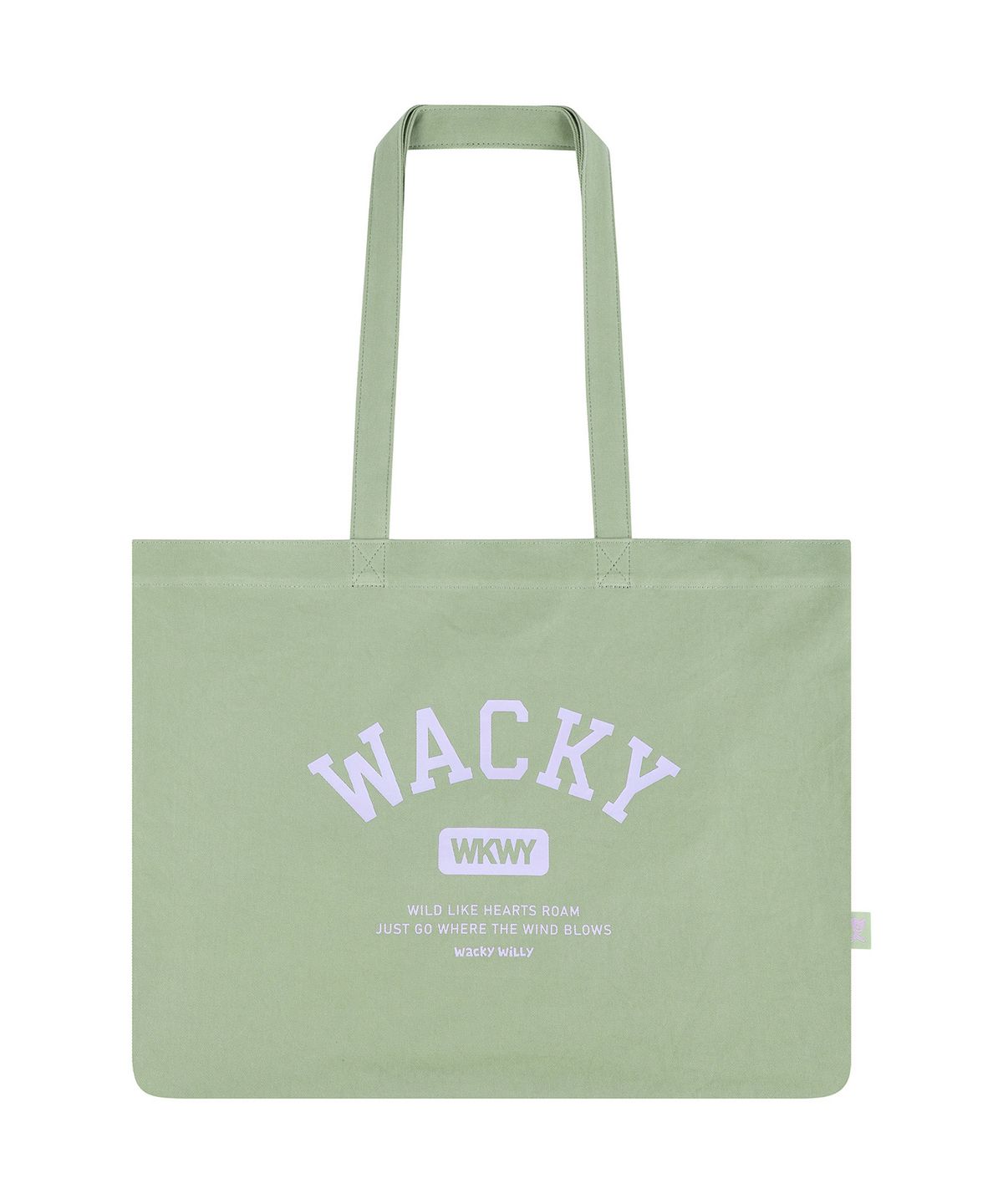 와키윌리(WACKY WILLY) 데일리 에코백 그린