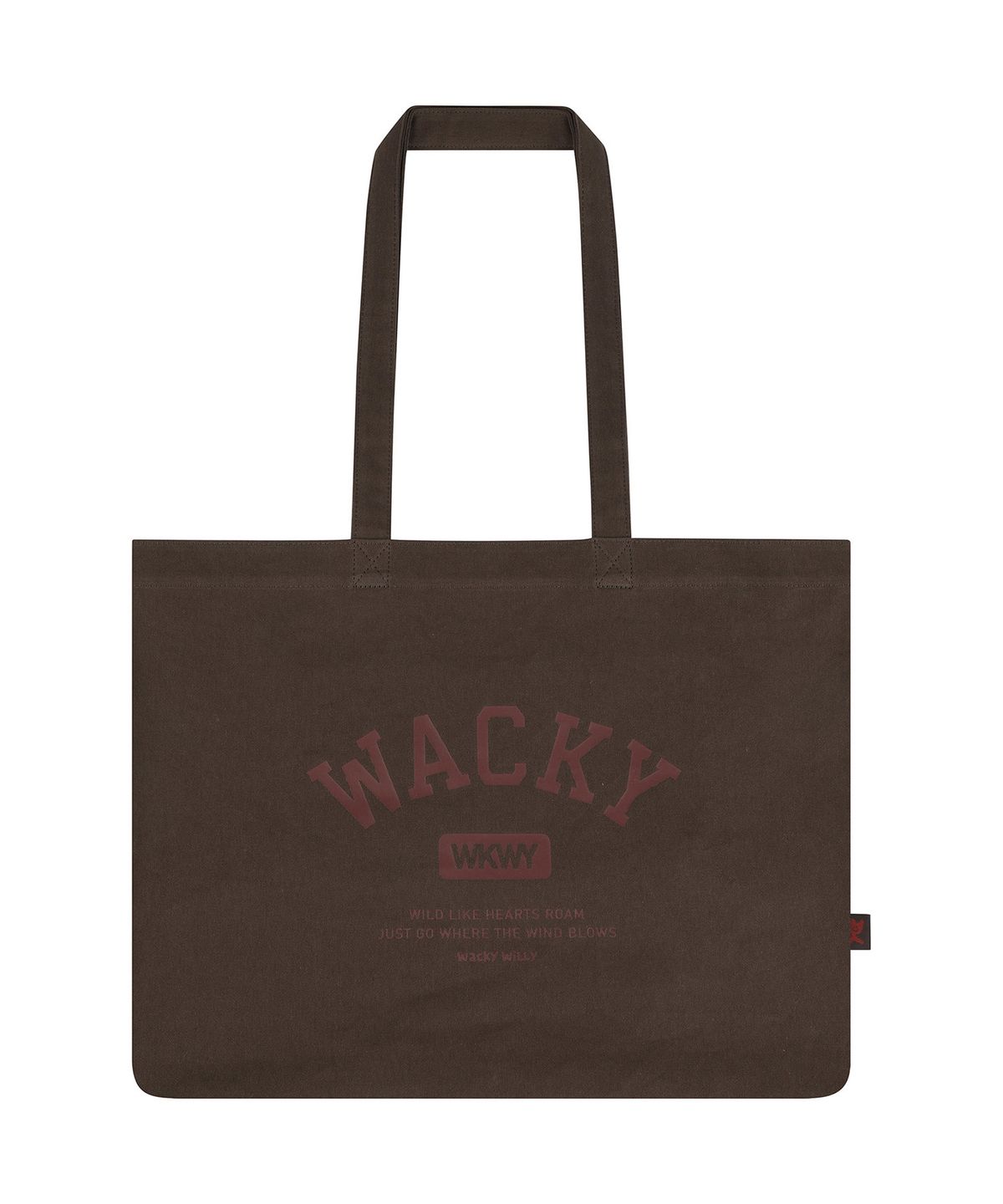 와키윌리(WACKY WILLY) 데일리 에코백 브라운