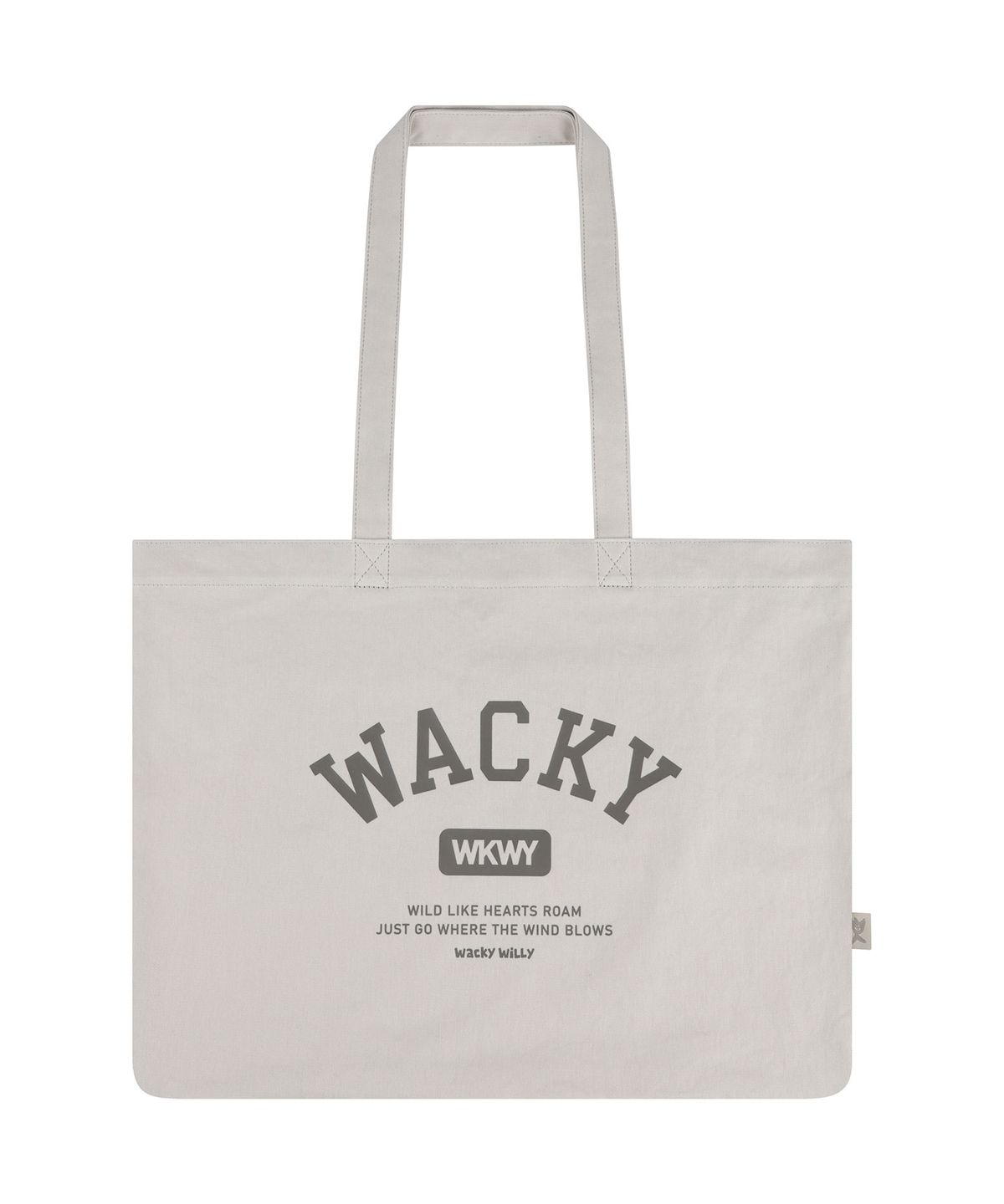 와키윌리(WACKY WILLY) 데일리 에코백 아이보리