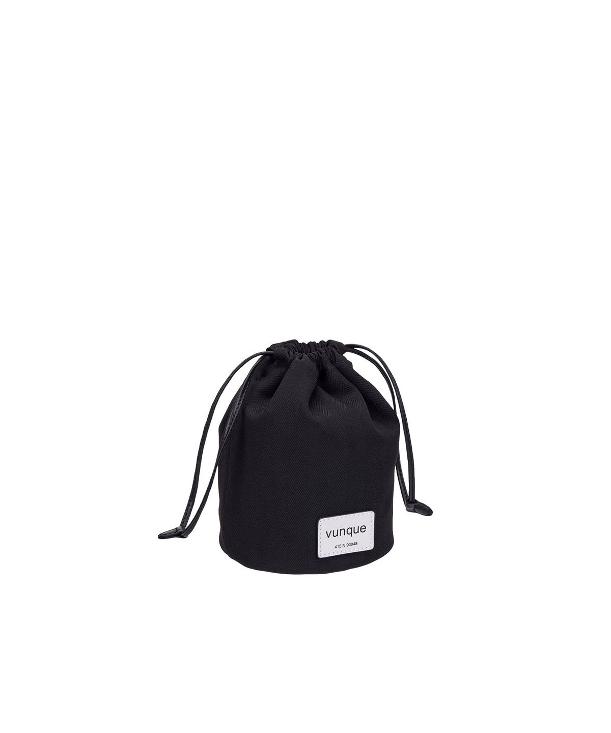 분크(VUNQUE) Perfec Drawstring Pouch S (퍼펙 드로우 스트링 파우치 스몰) Black
