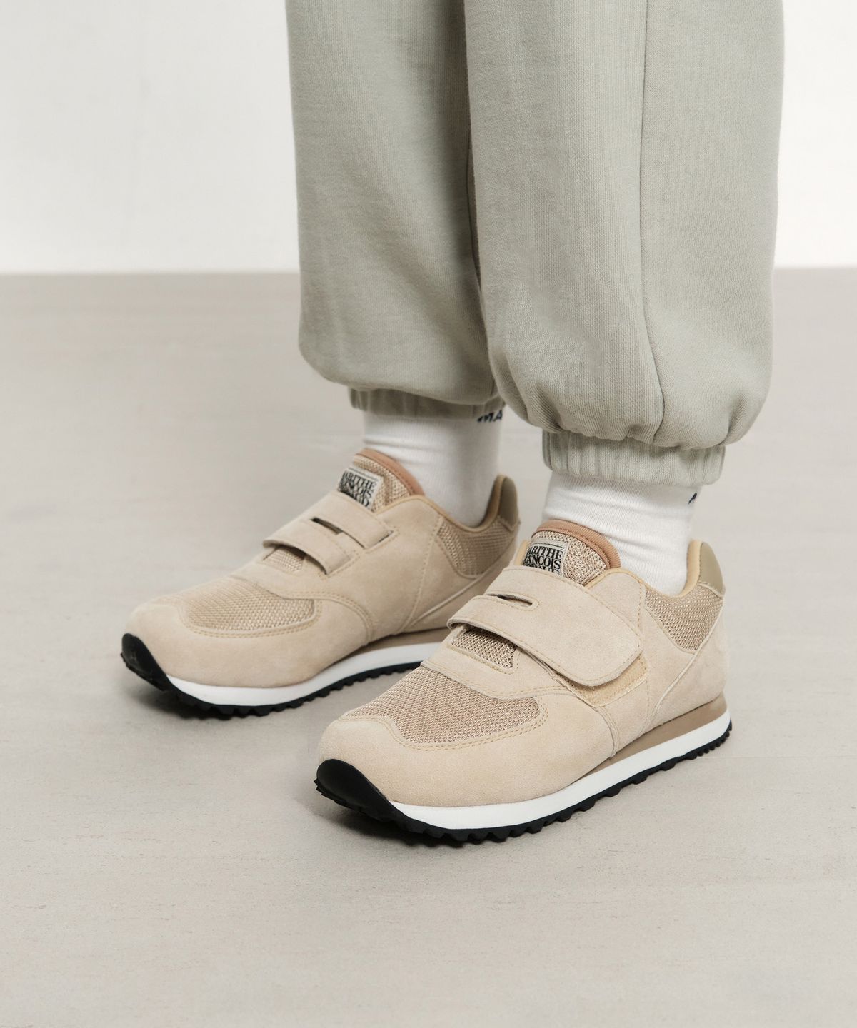 마리떼 키즈(MARITHÉ KIDS) KIDS VELCRO SUEDE SNEAKERS light beige