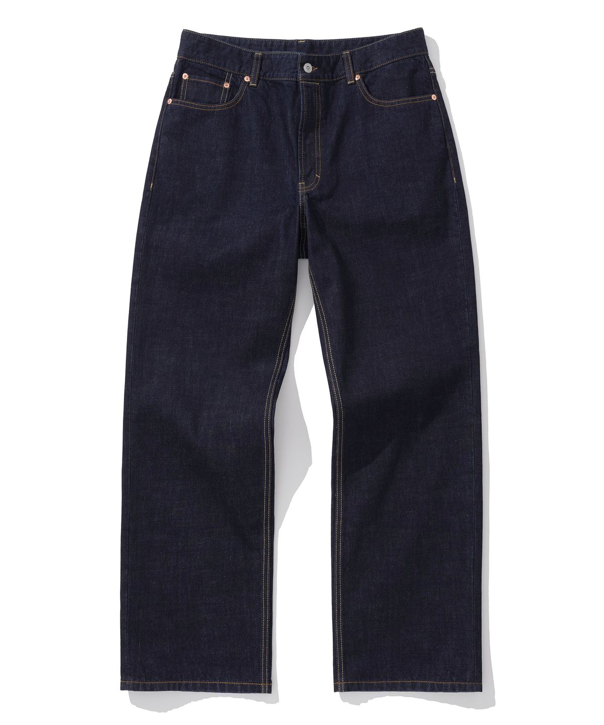 유니폼브릿지(UNIFORM BRIDGE) 002 straight denim pants 12.5oz one washed