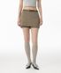 우먼즈 레이어드 미니 스코츠 [더스티 베이지]