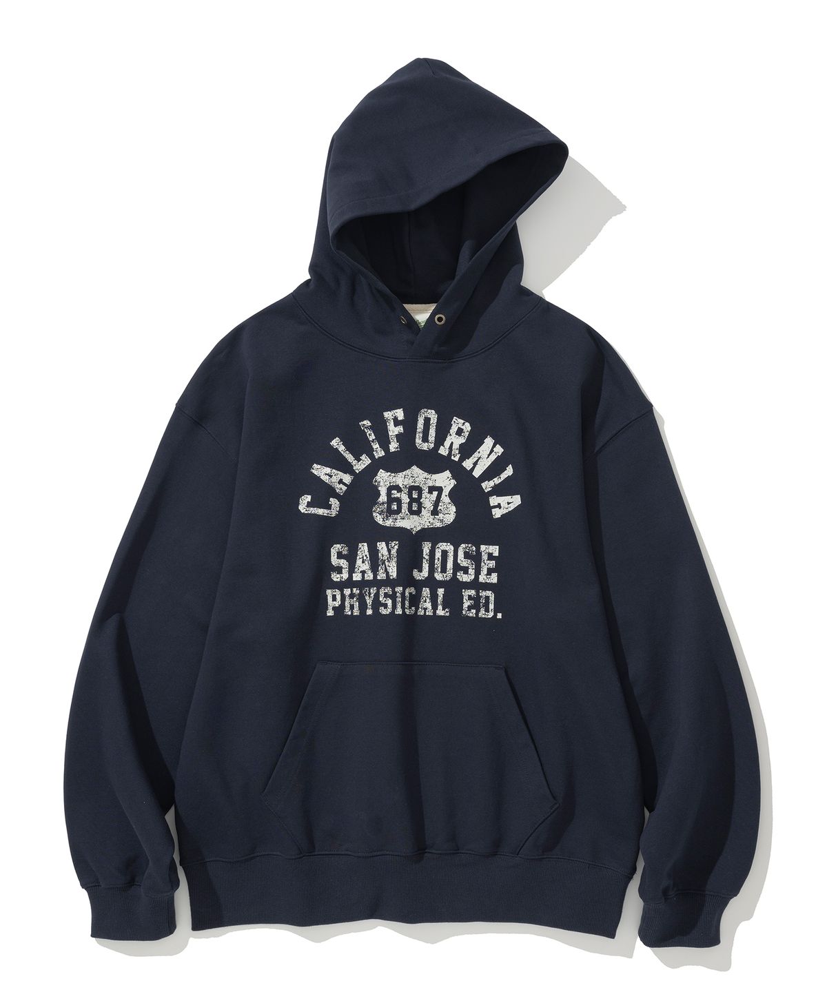 유니폼브릿지(UNIFORM BRIDGE) california sweat hoodie navy