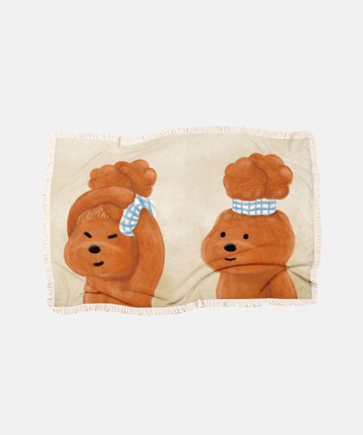 뚜누(TOUNOU) 이티씨 작가, Hair Style 극세사 담요