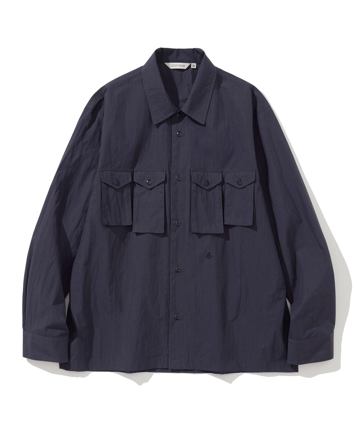 유니폼브릿지(UNIFORM BRIDGE) 4 pocket cpo shirt navy