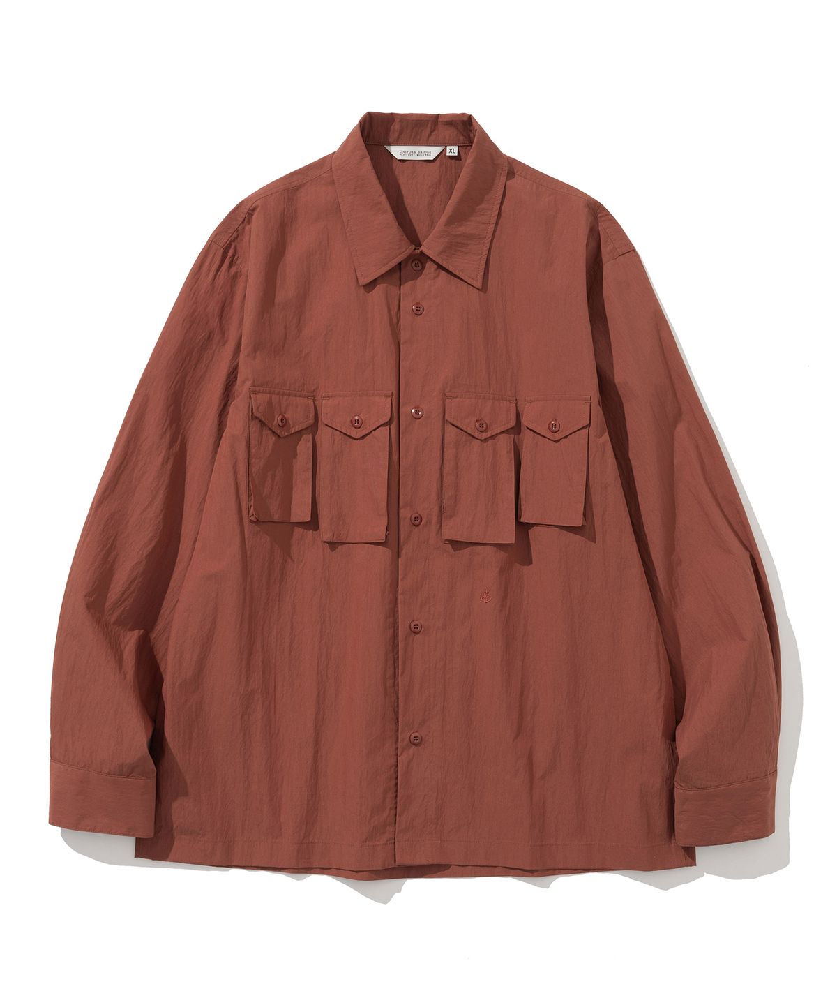 유니폼브릿지(UNIFORM BRIDGE) 4 pocket cpo shirt brick