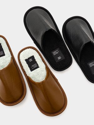 폭스레더 극세사 룸슈즈 실내화 (더스트백 포함)