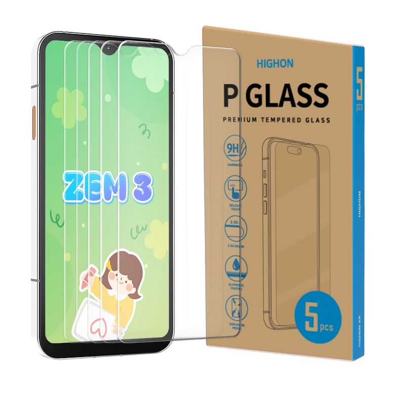 ZEM 포켓몬에디션3 P글라스 강화유리 액정보호 필름 5매