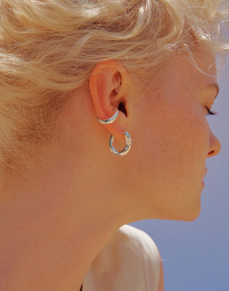 [925 silver] Koa ear cuff