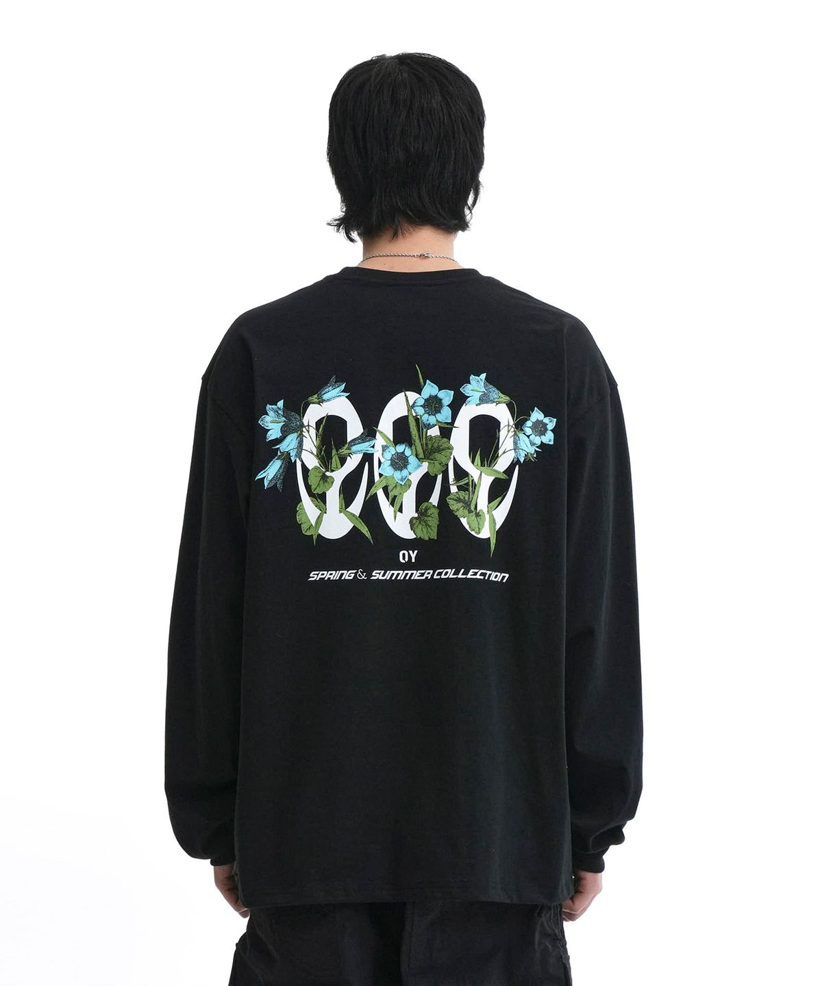오픈야드(오와이)(OPENYARD(OY)) T.S.L.F LONG SLEEVE-BLACK