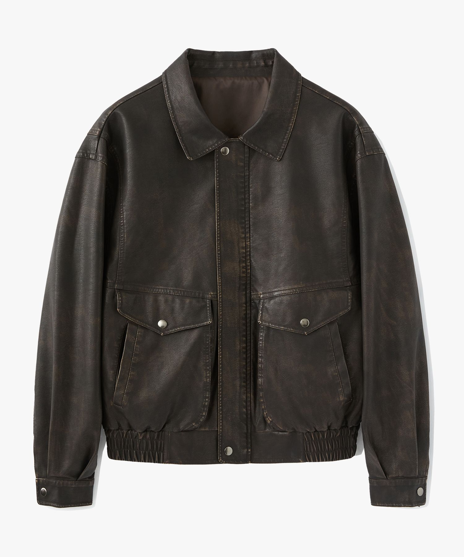 ジャケット・アウター SUPERSUB Leather Jumper musinsa MUSINSA | PLACE STUDIO Leather Jumper Overfit Single Blue