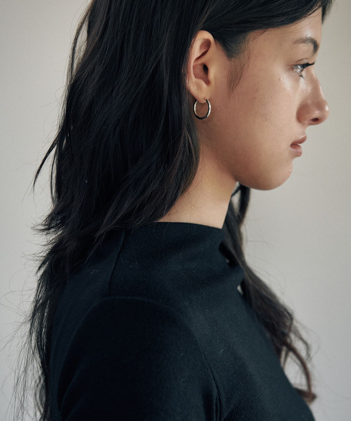 베흐트(VERTE) [925 silver] Deux.silver.210 / epais basic earring
