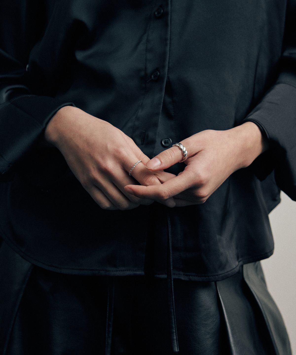 베흐트(VERTE) [925 silver] Cinq.silver.217 / grand bout ring