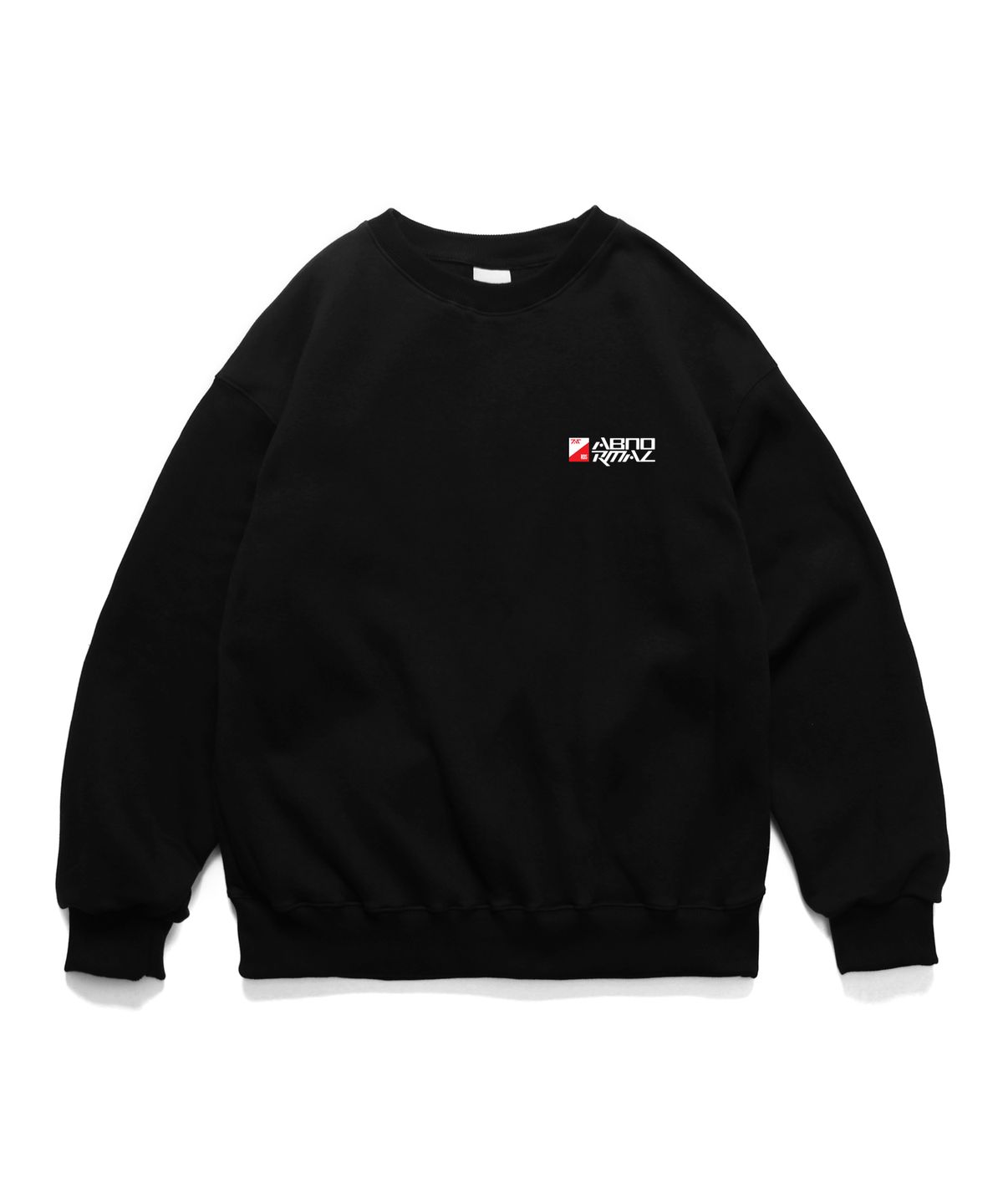 앱놀머씽(ABNORMALTHING) RD 크루넥 블랙 (RD CREWNECK BLACK)