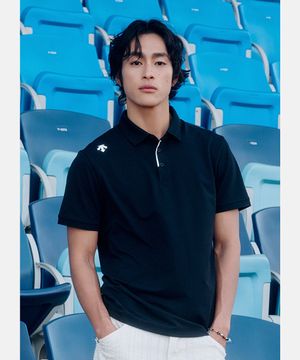 터프 폴로 반팔 티셔츠 블랙 SR123UPS11