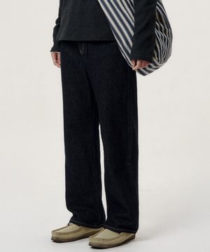 필치 데님 팬츠 - 블루 인디고