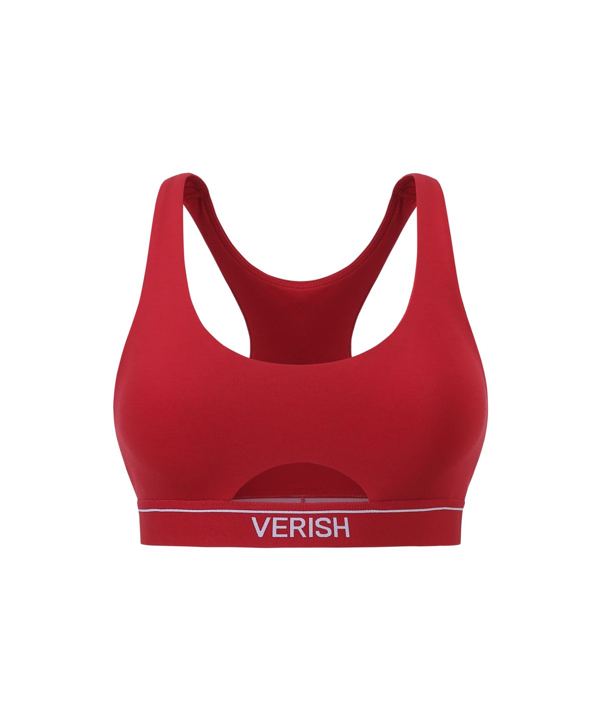 베리시(VERISH) 코튼스티치 브라탑 컷아웃 로고